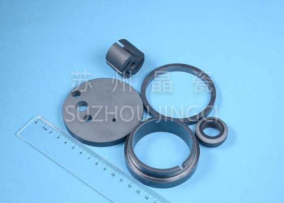 Anillos de cierre de cerámica del carburo de silicio de SSiC del anillo del alúmina de la resistencia de abrasión